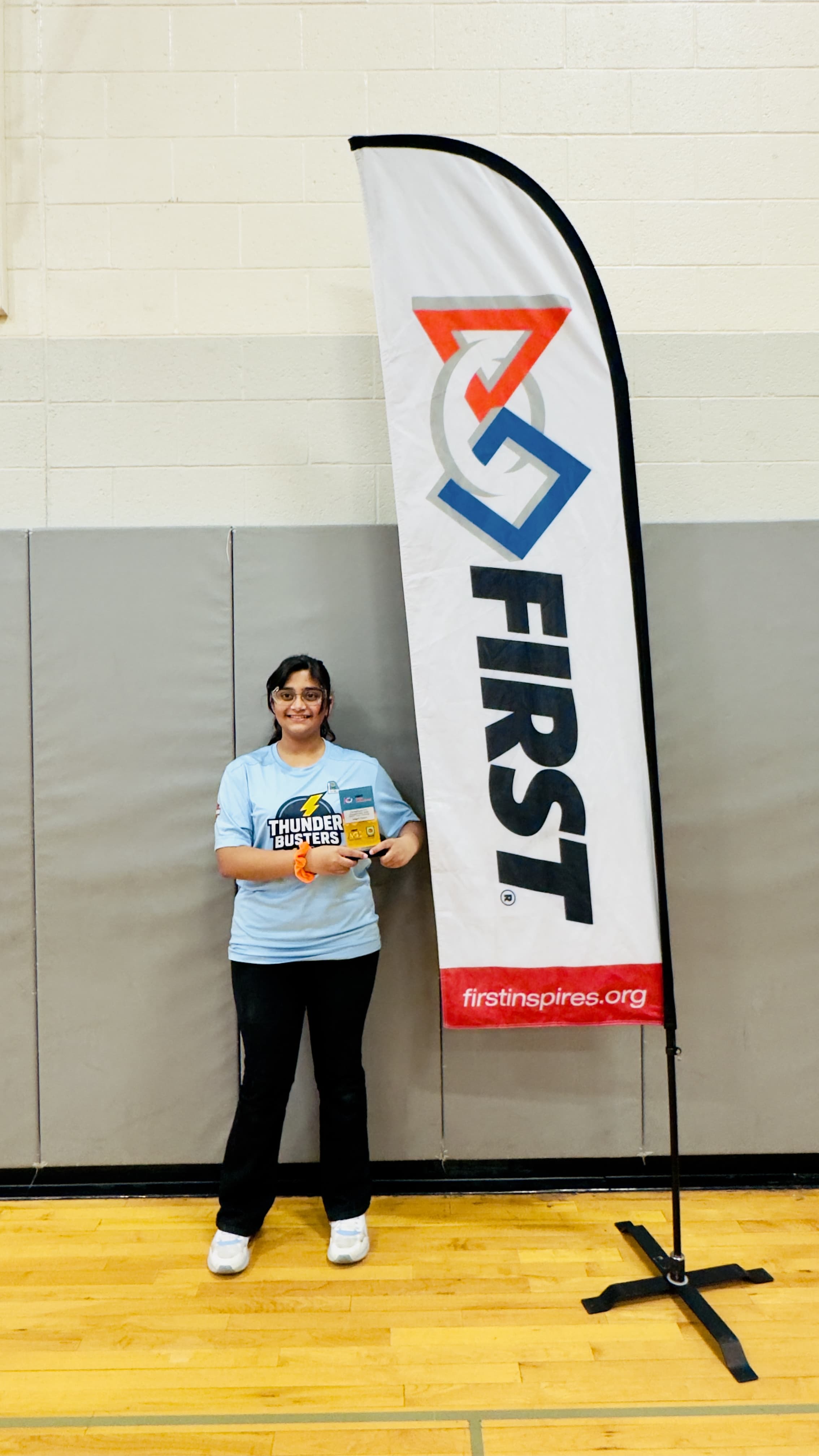 Yashvi with the Judges Award at PA State Championship