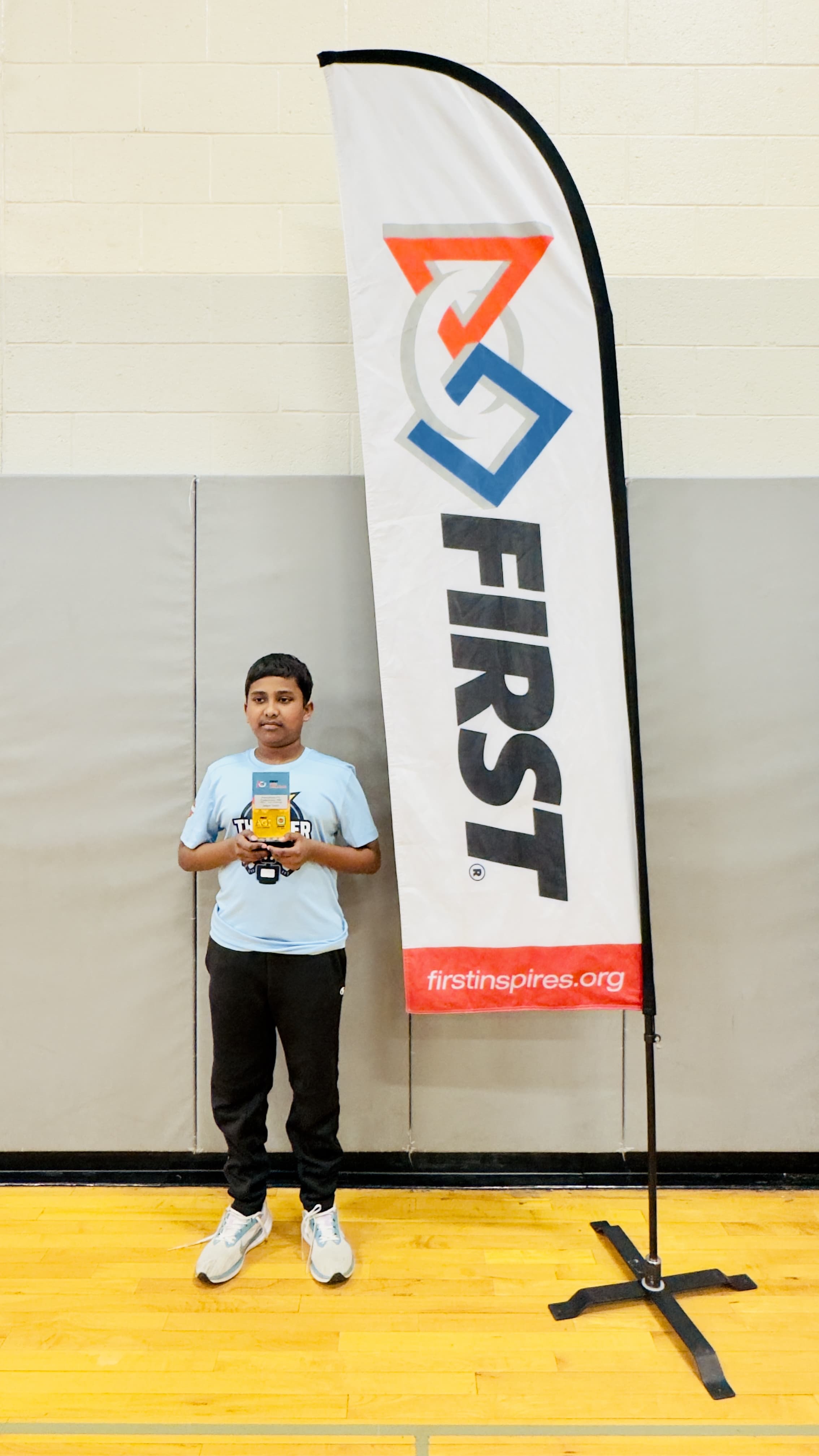 Paritosh with the Judges Award at PA State Championship